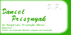 daniel prisznyak business card